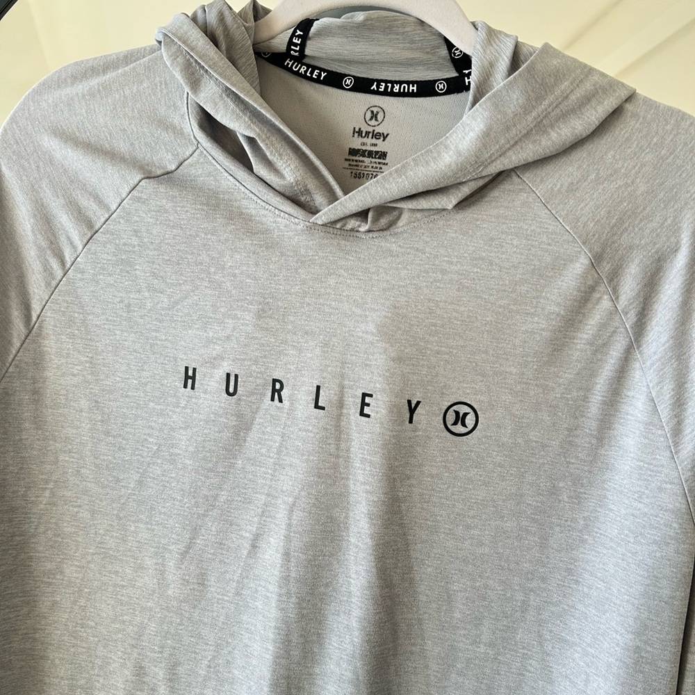 Hurley Light Gray Pullover Hoodie